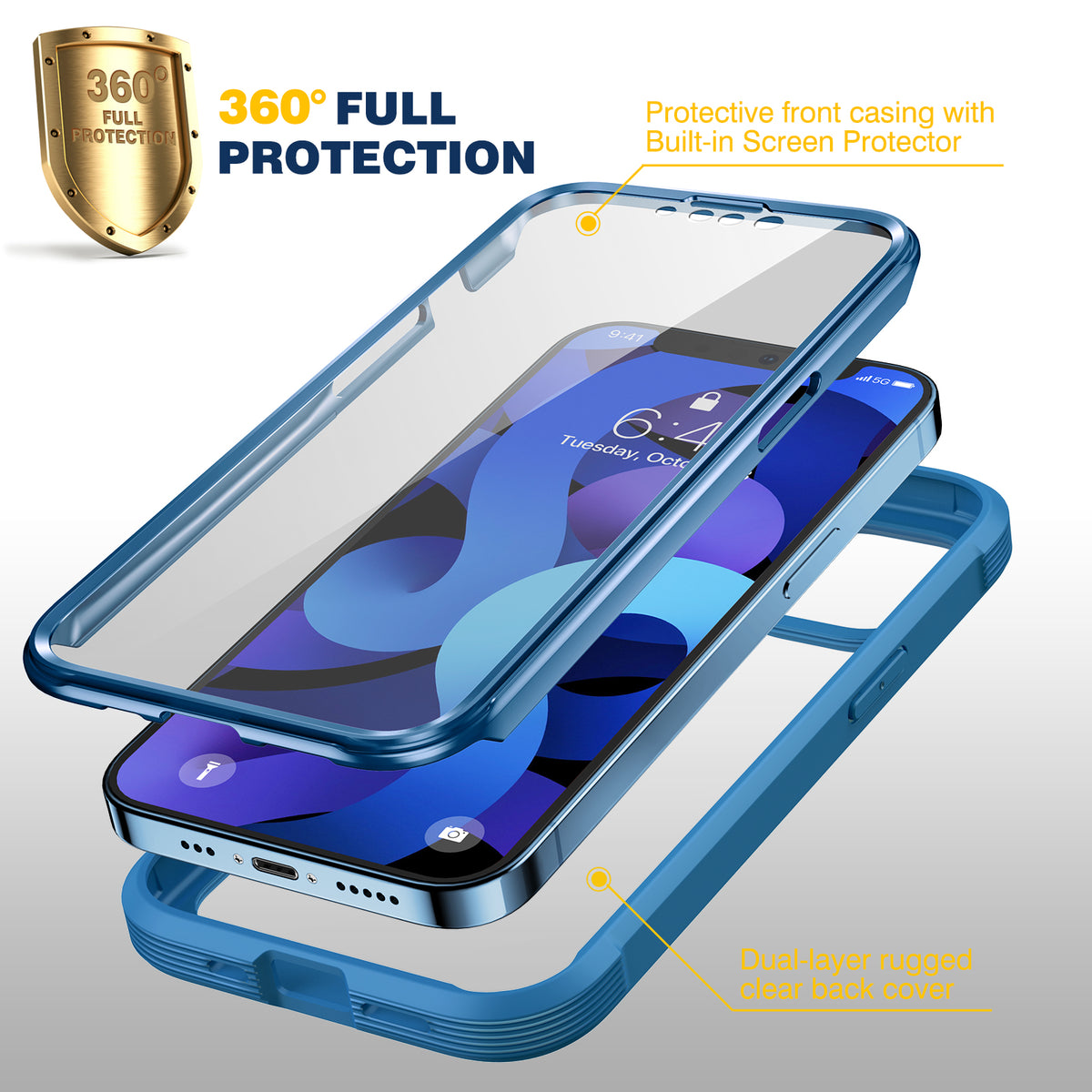 Defender Series│Resin Case for iPhone 13 Mini