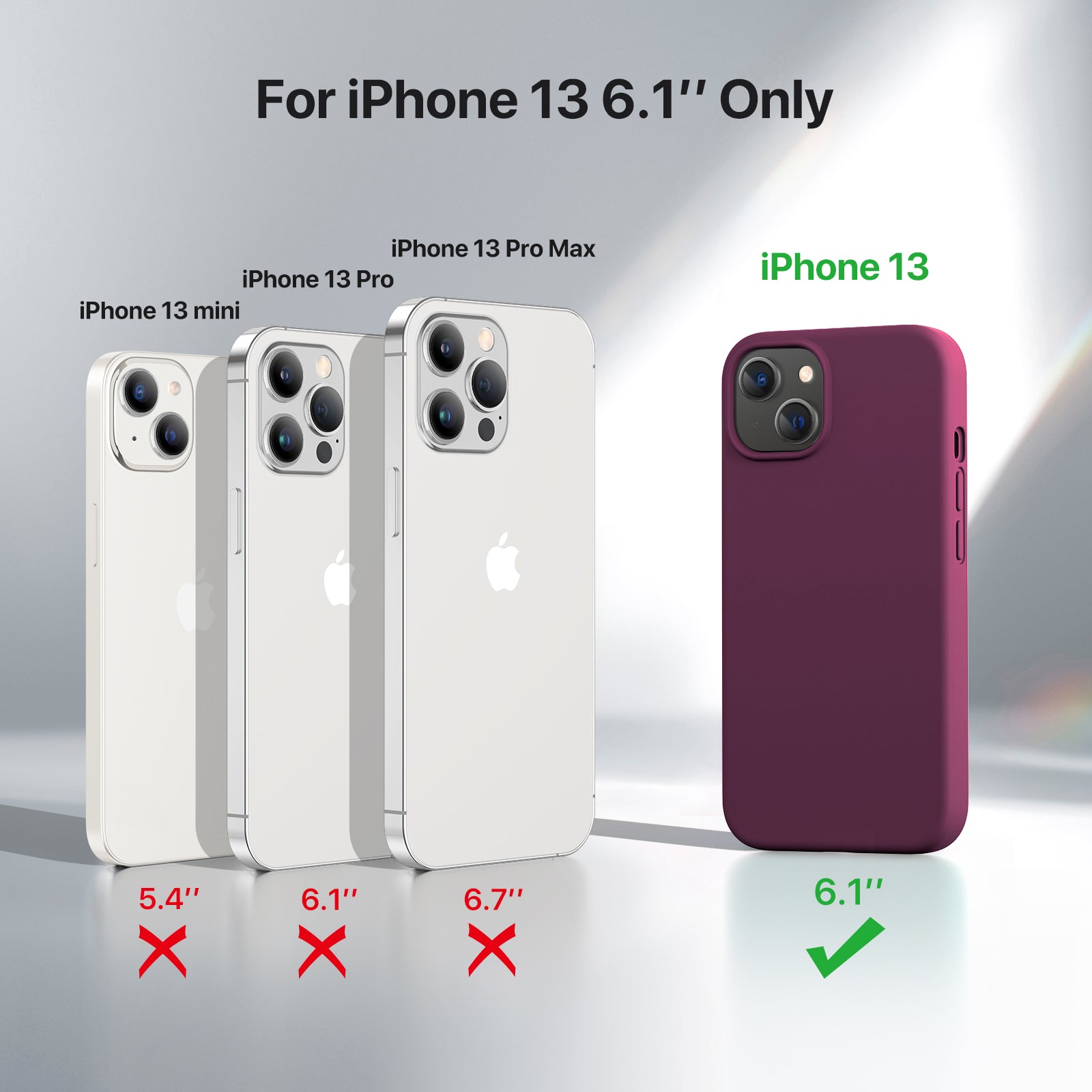 Fashion Series│Silicone Case for iPhone 13