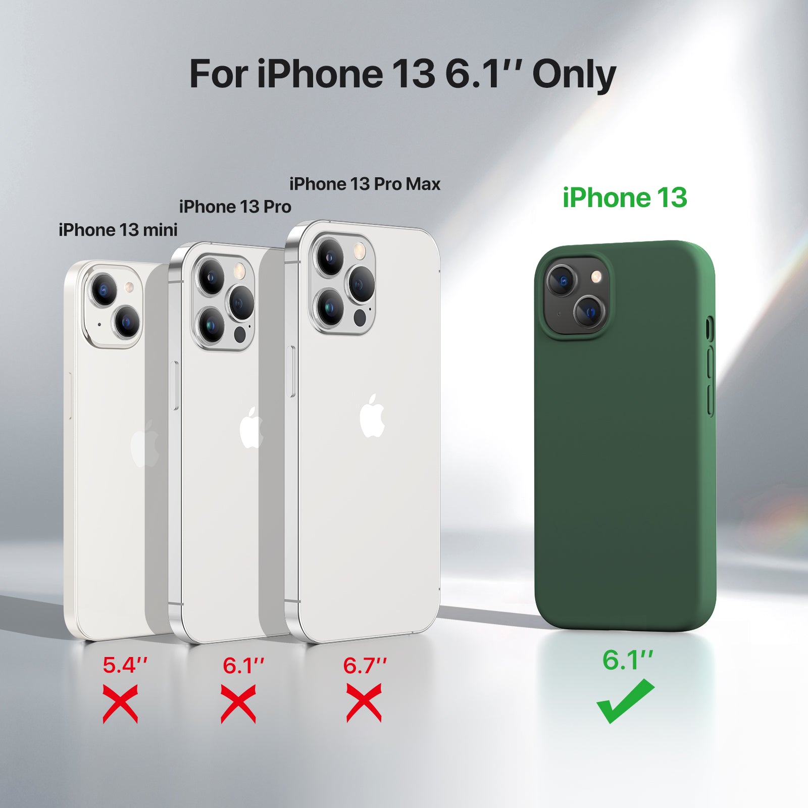 Fashion Series│Silicone Case for iPhone 13