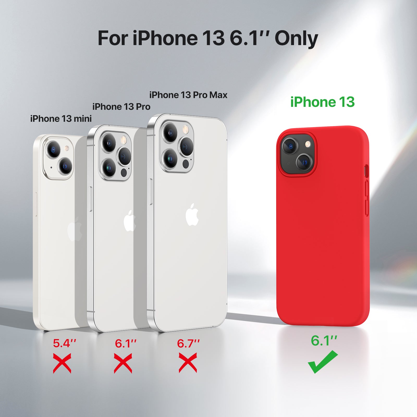 Fashion Series│Silicone Case for iPhone 13