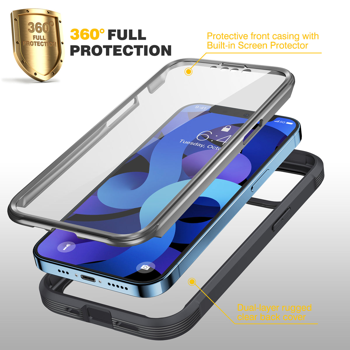 Defender Series│Resin Case for iPhone 13