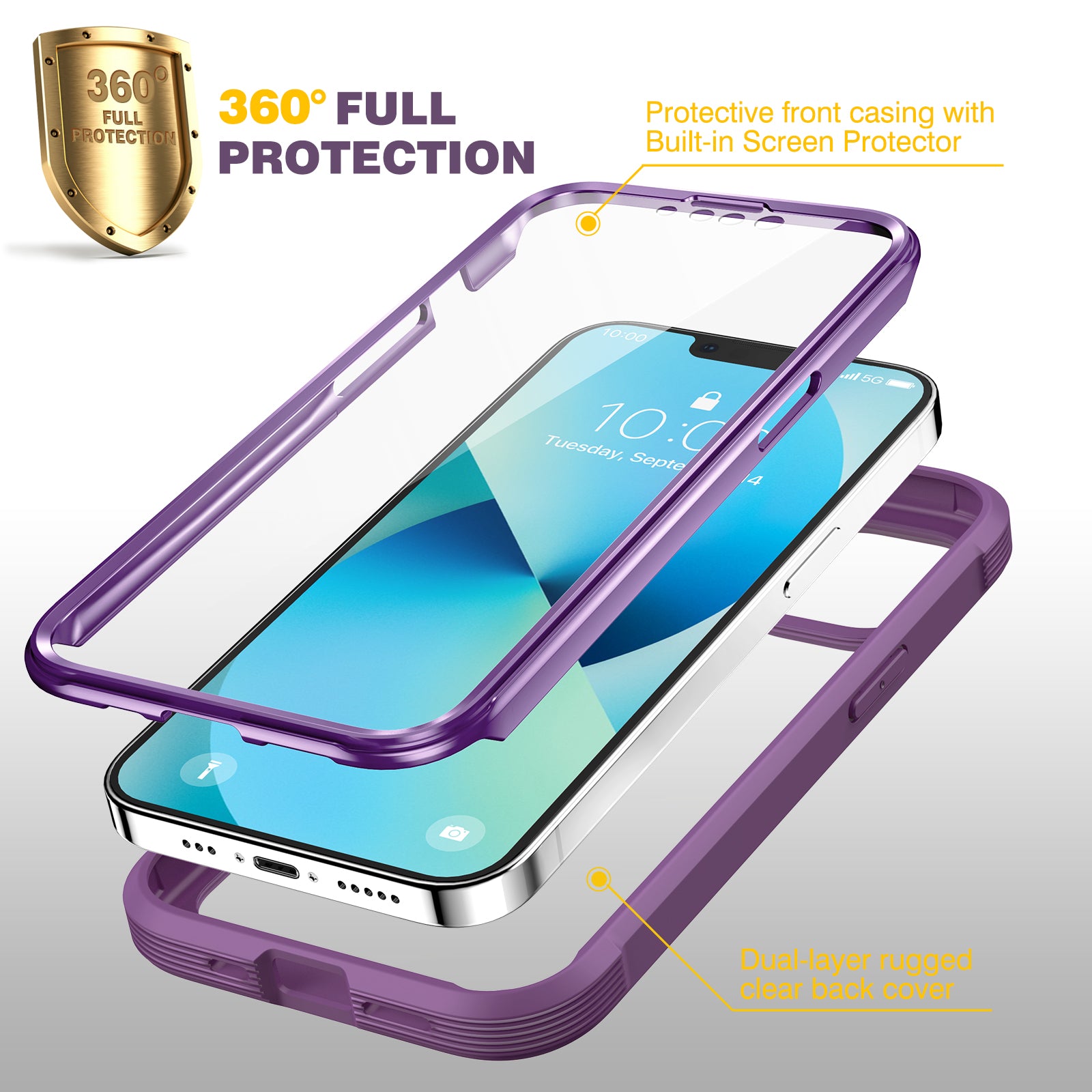 Defender Series│Resin Case for iPhone 13