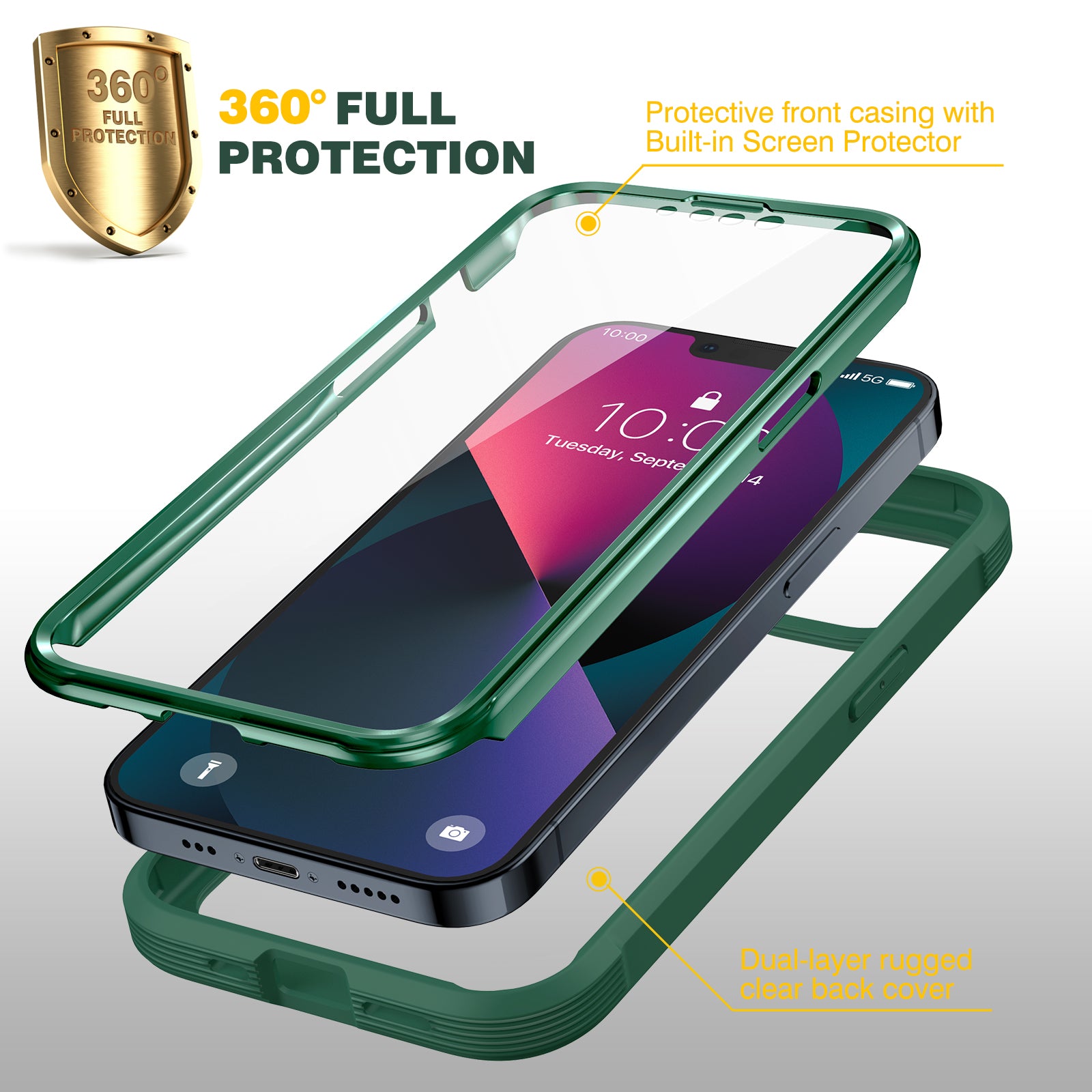 Defender Series│Resin Case for iPhone 13