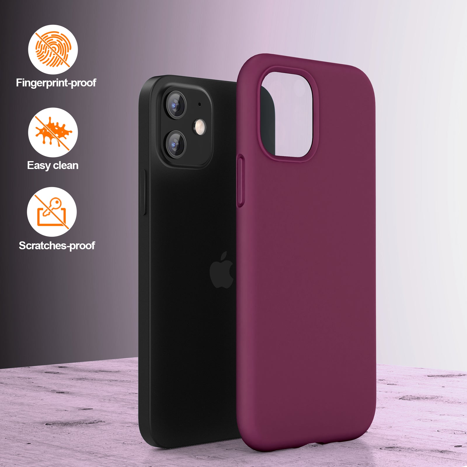 Fashion Series│Arc Silicone Case for iPhone 12/12 Pro