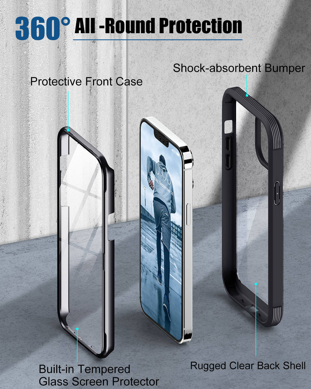 Diamond Series│Glass Case for iPhone 13