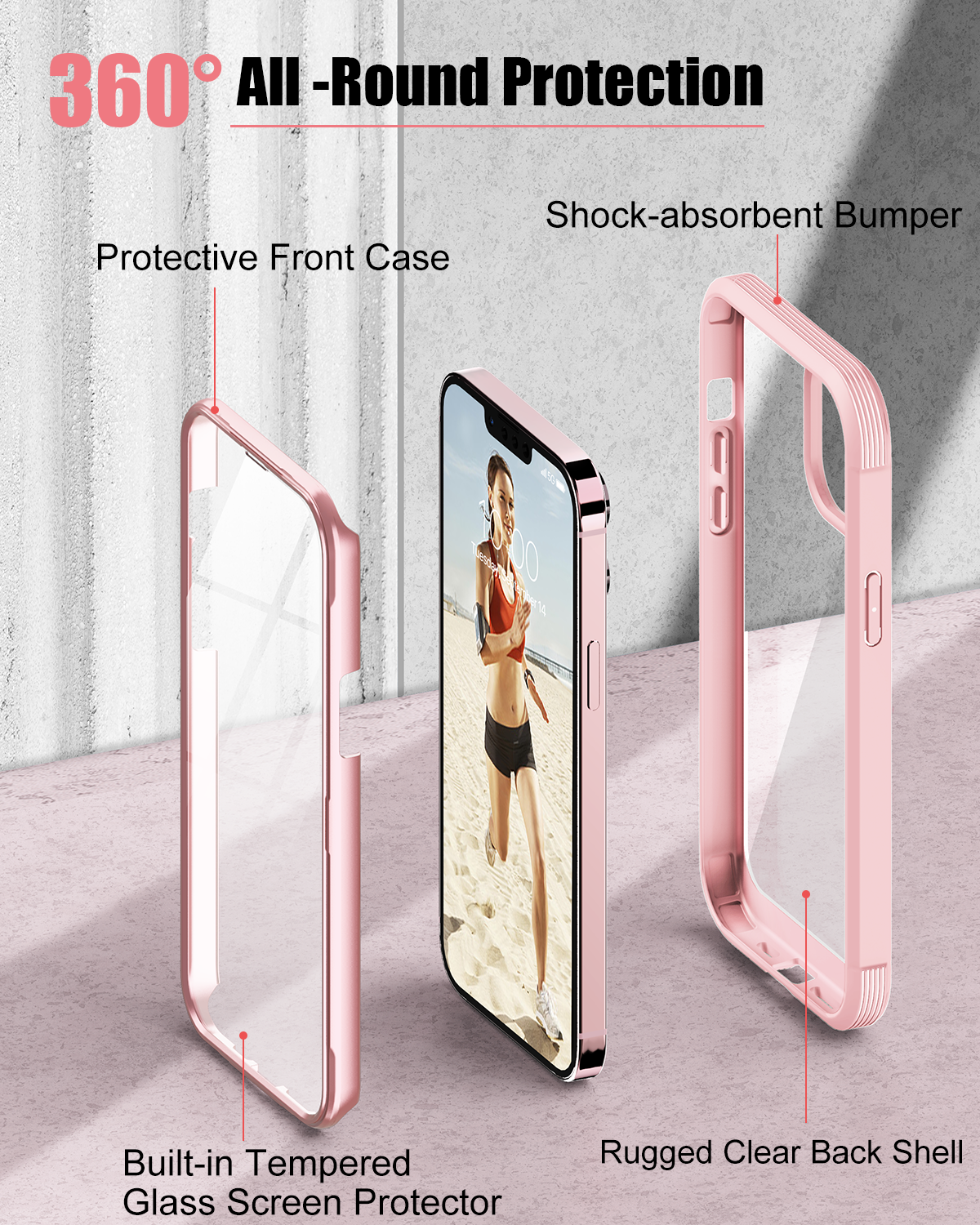 Diamond Series│Glass Case for iPhone 13