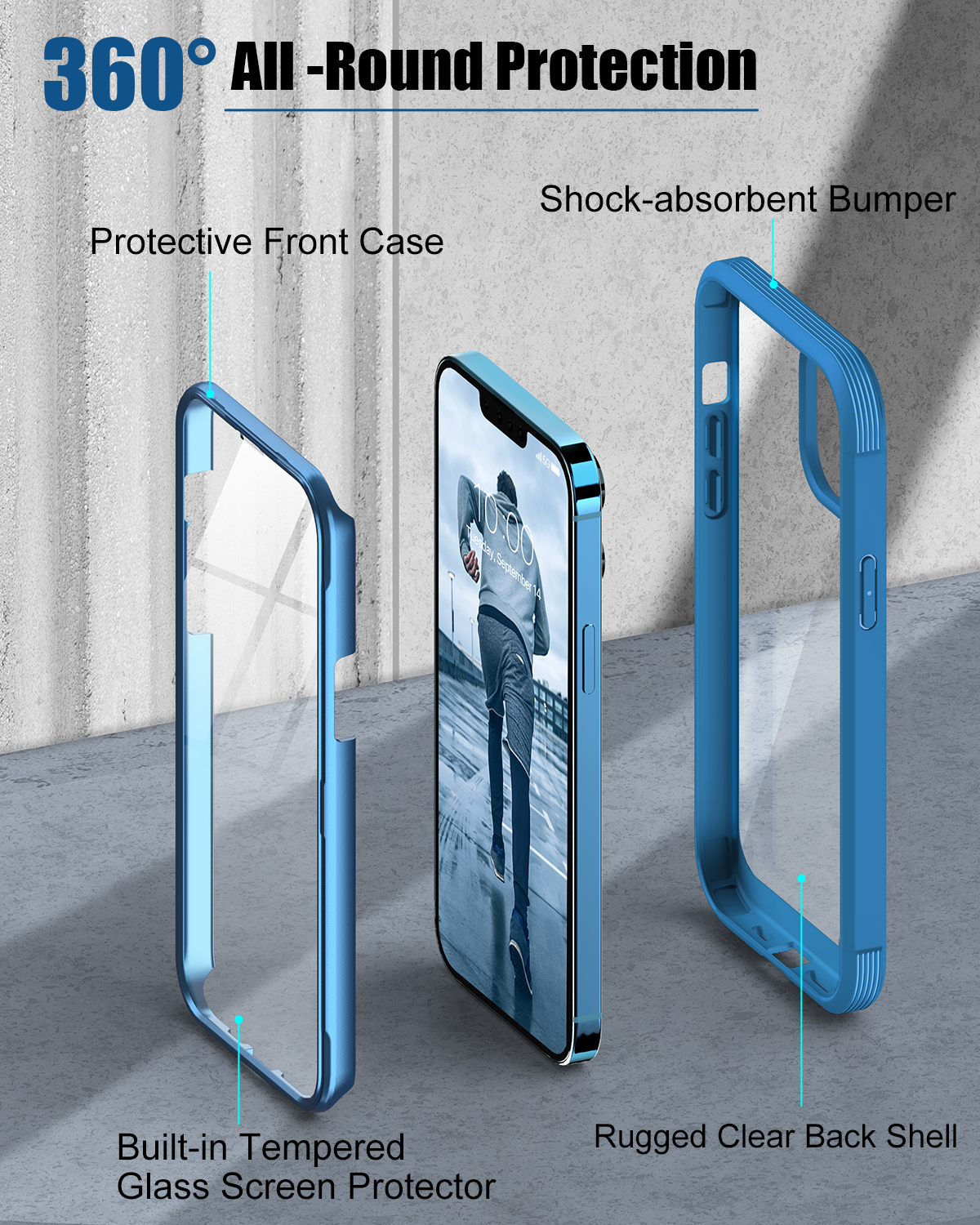 Diamond Series│Glass Case for iPhone 13