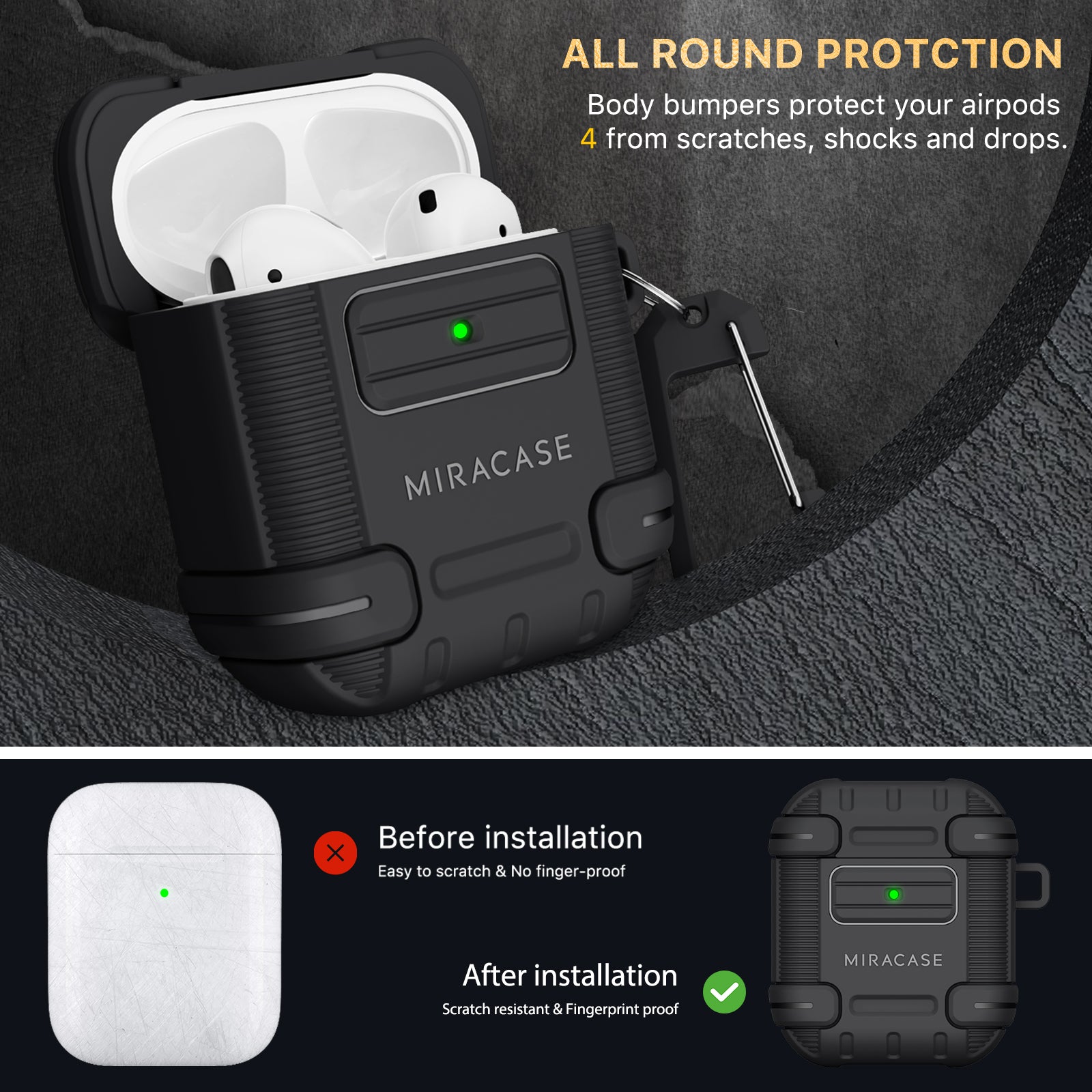 Defender Series│Armor Case for Airpods 2 & 1