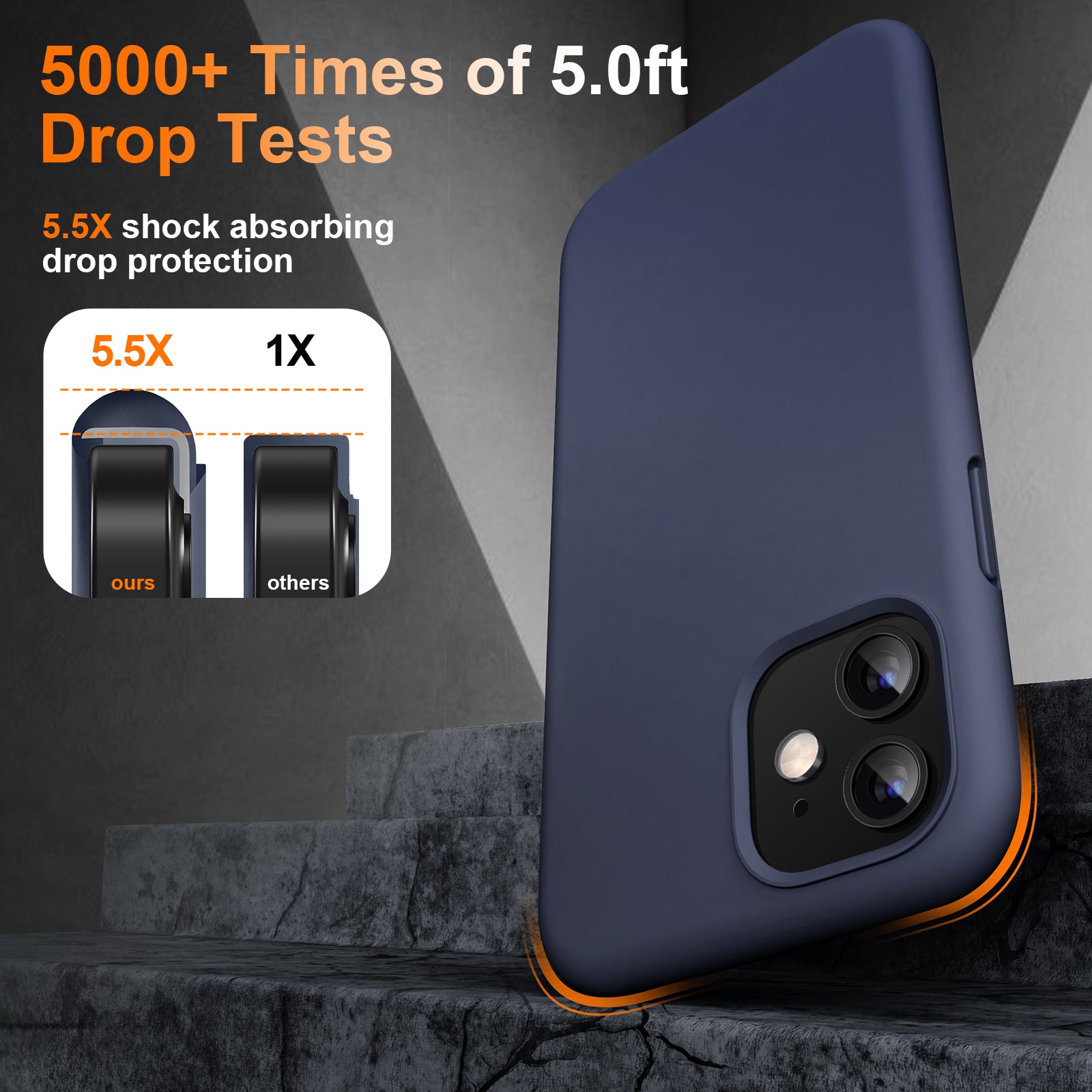 Fashion Series│Arc Silicone Case for iPhone 12/12 Pro