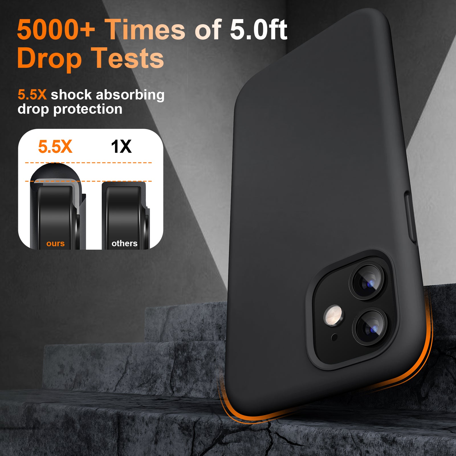 Fashion Series│Arc Silicone Case for iPhone 12/12 Pro