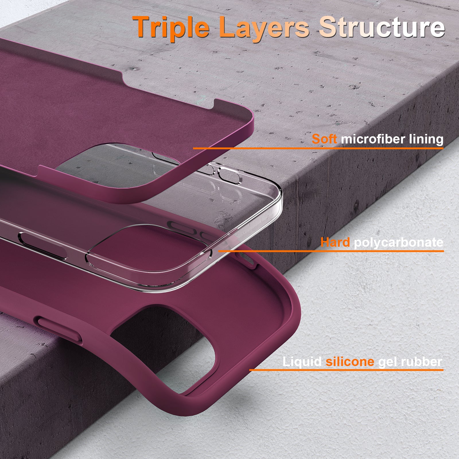 Fashion Series│Arc Silicone Case for iPhone 12/12 Pro