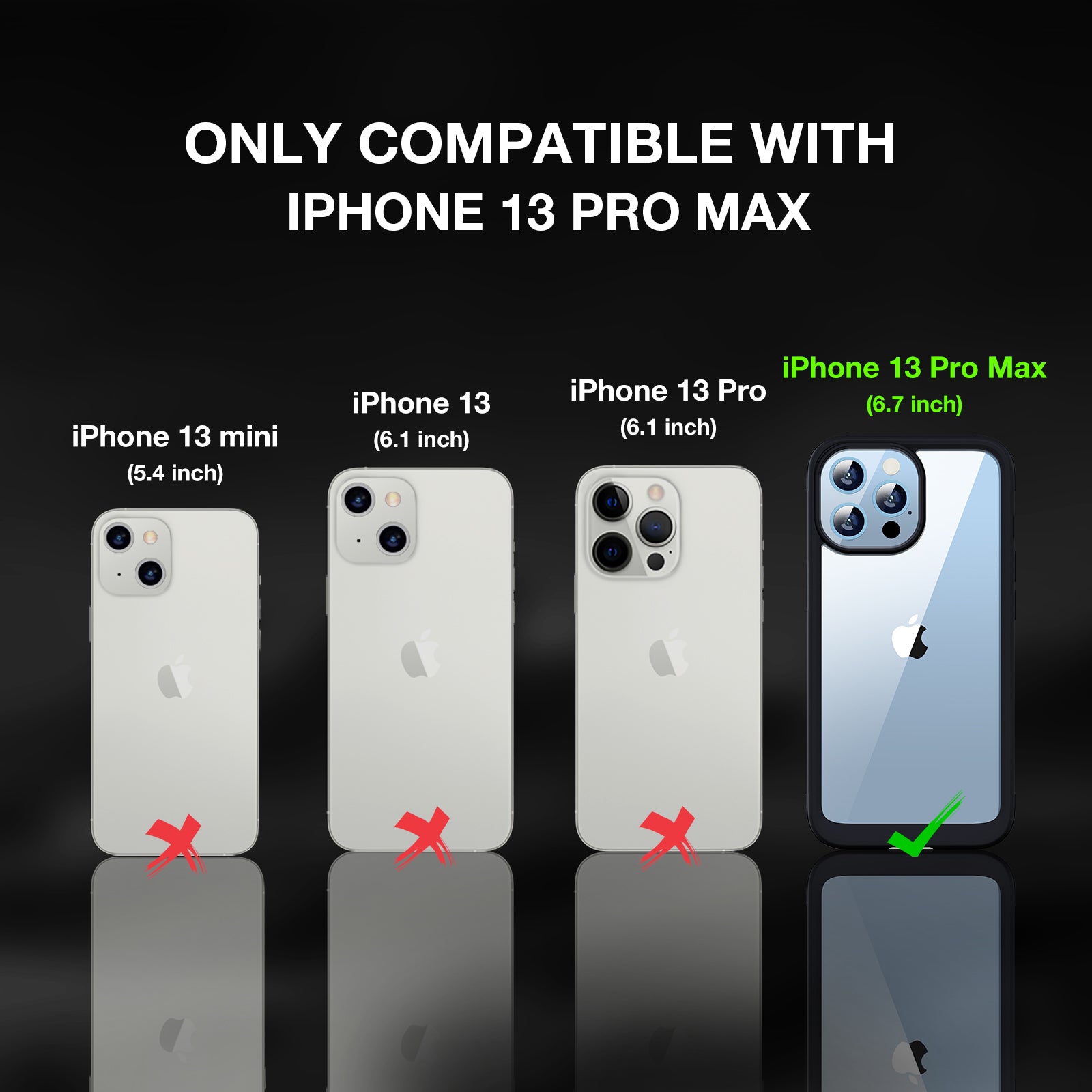 Classic Series│Slim Bumper Case for iPhone 13 Pro Max
