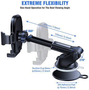 Elite Series│2-in-1 Car Mount for Dashboard/Air Vent