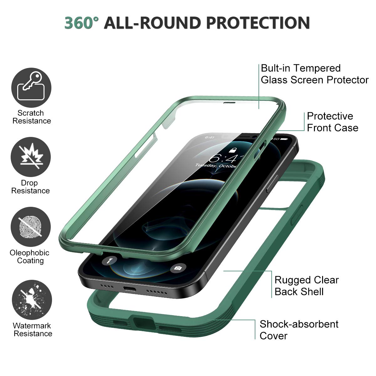 Diamond Series│Glass Case for iPhone 12 Pro Max