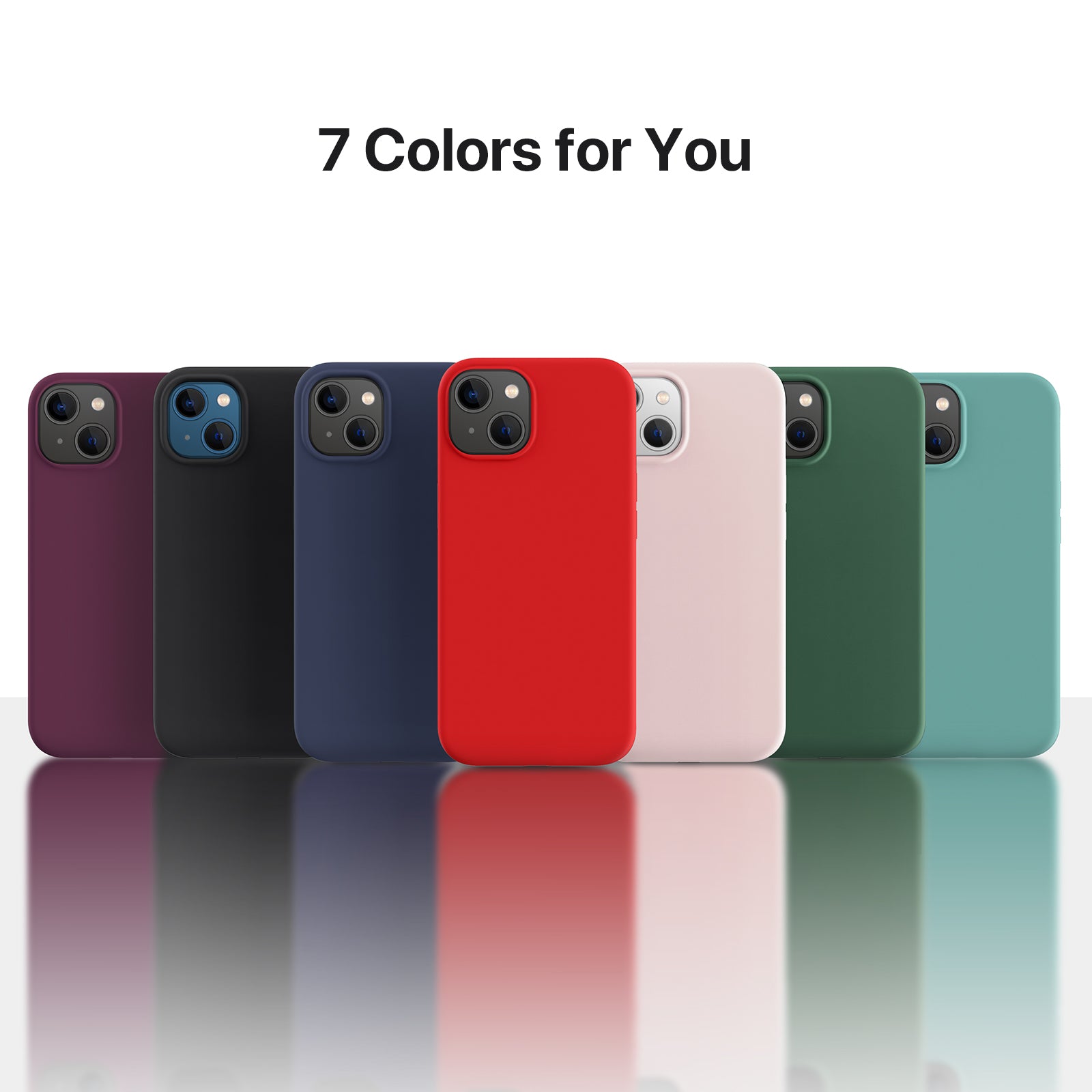 Fashion Series│Silicone Case for iPhone 13