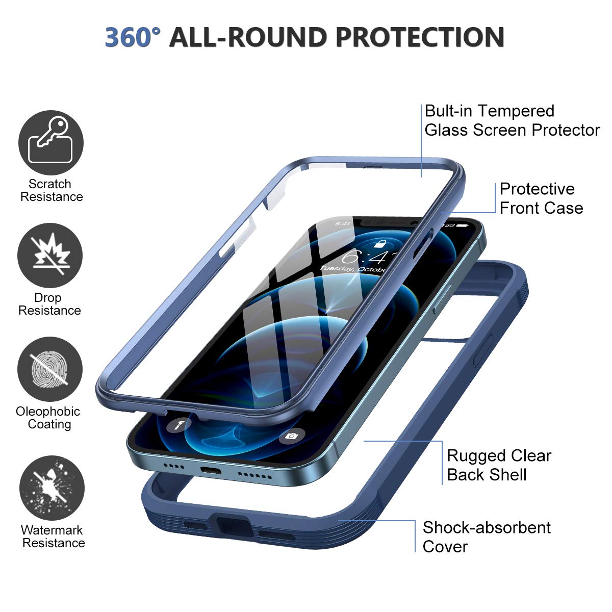 Diamond Series│Glass Case for iPhone 12 Pro Max