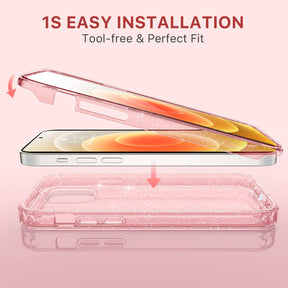 Defender Series│Glitter Resin Case for iPhone 12/12 Pro