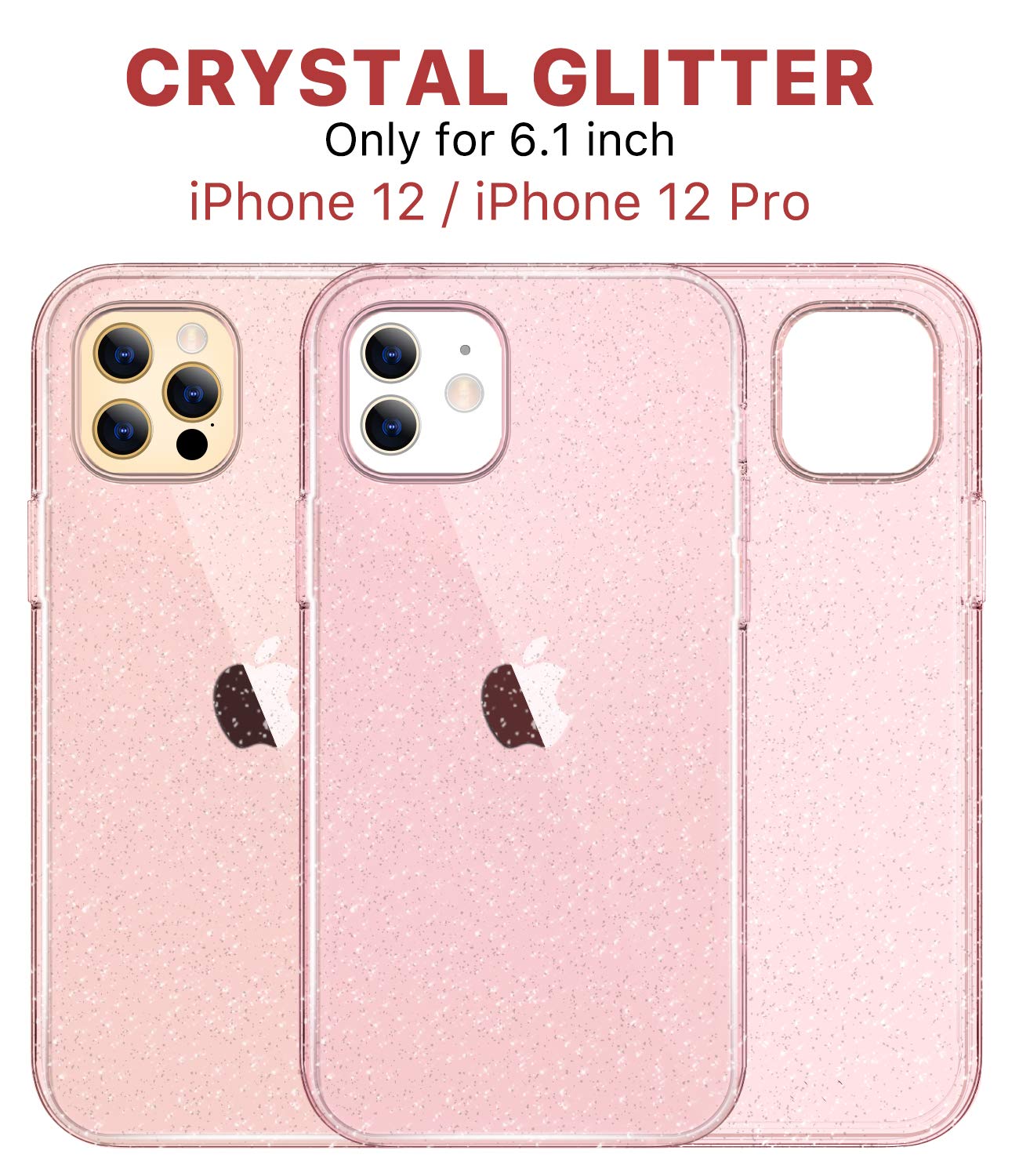 Defender Series│Glitter Resin Case for iPhone 12/12 Pro