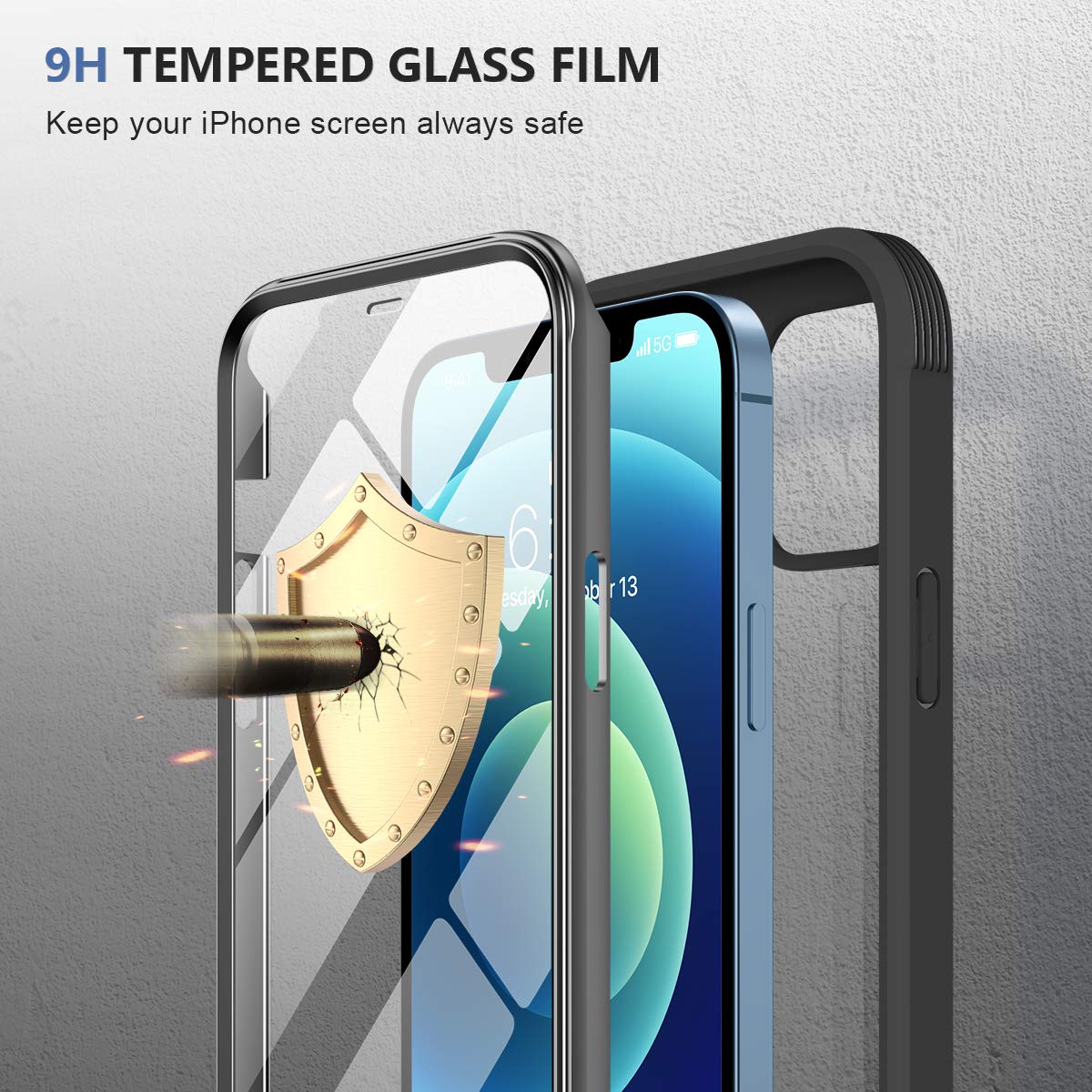 Diamond Series│Glass Case for iPhone 12/12 Pro