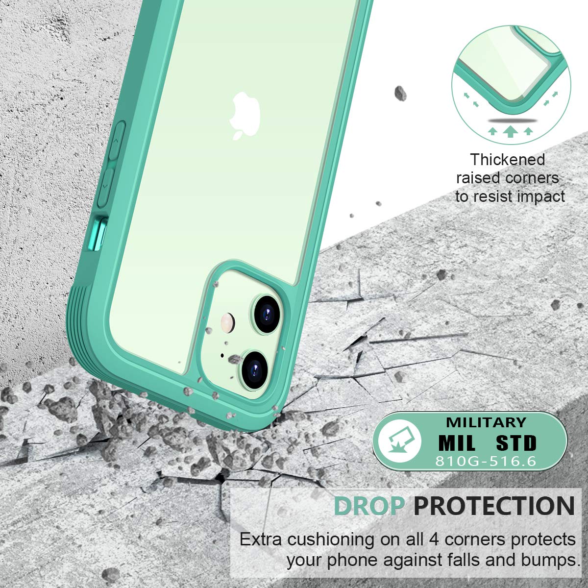 Diamond Series│Glass Case for iPhone 12/12 Pro