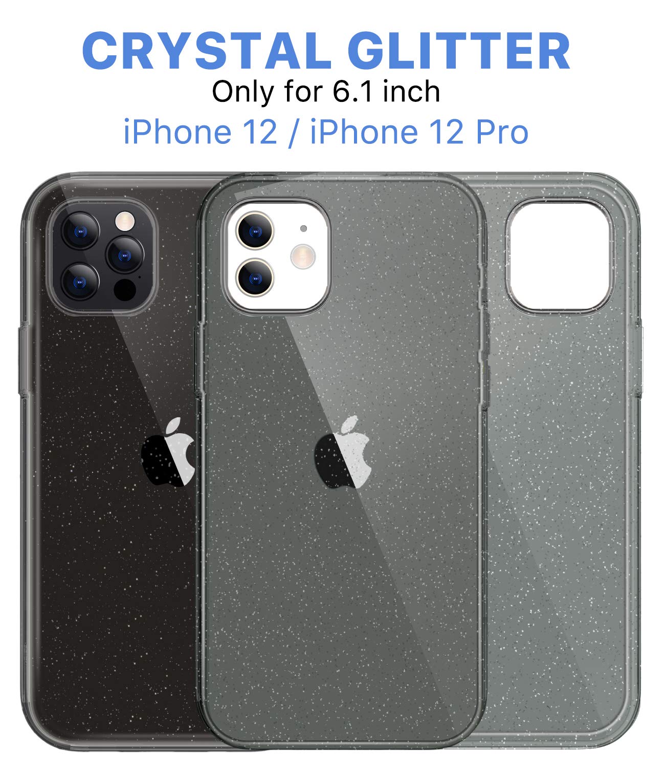 Defender Series│Glitter Resin Case for iPhone 12/12 Pro