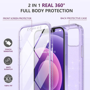 Defender Series│Glitter Resin Case for iPhone 12/12 Pro