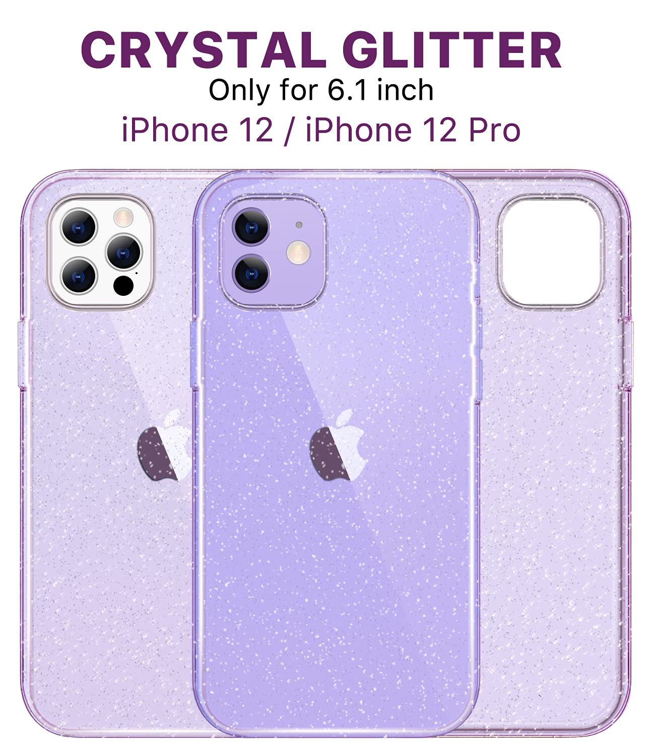 Defender Series│Glitter Resin Case for iPhone 12/12 Pro