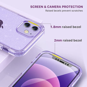 Defender Series│Glitter Resin Case for iPhone 12/12 Pro