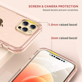 Defender Series│Glitter Resin Case for iPhone 12/12 Pro