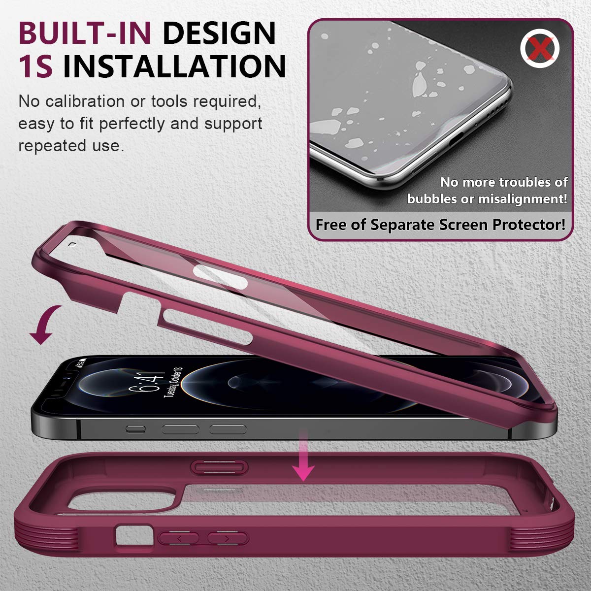 Diamond Series│Glass Case for iPhone 12 Pro Max