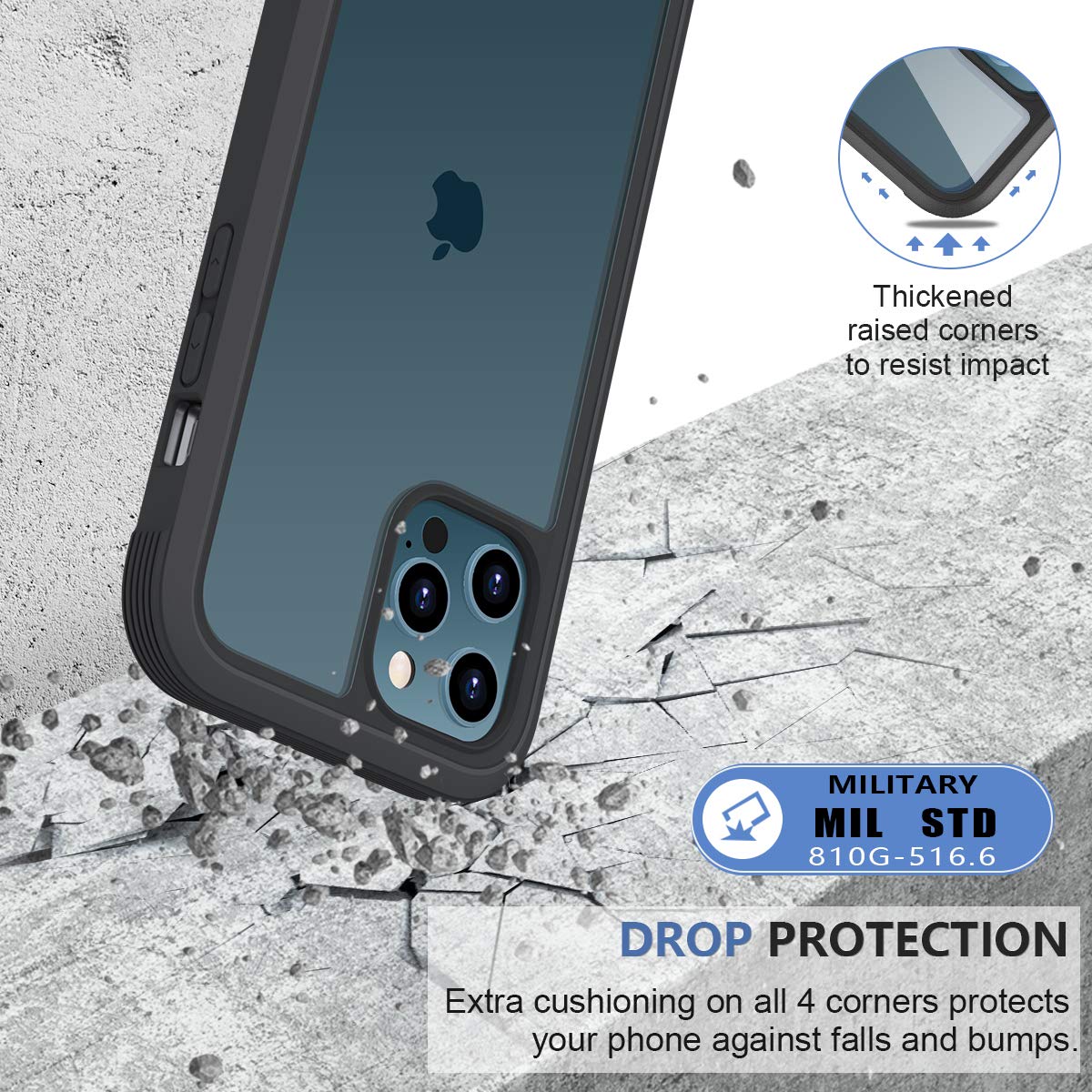 Diamond Series│Glass Case for iPhone 12/12 Pro