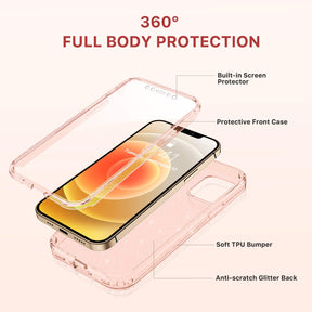 Defender Series│Glitter Resin Case for iPhone 12/12 Pro