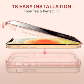 Defender Series│Glitter Resin Case for iPhone 12/12 Pro