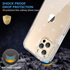Defender Series│Glitter Resin Case for iPhone 12/12 Pro