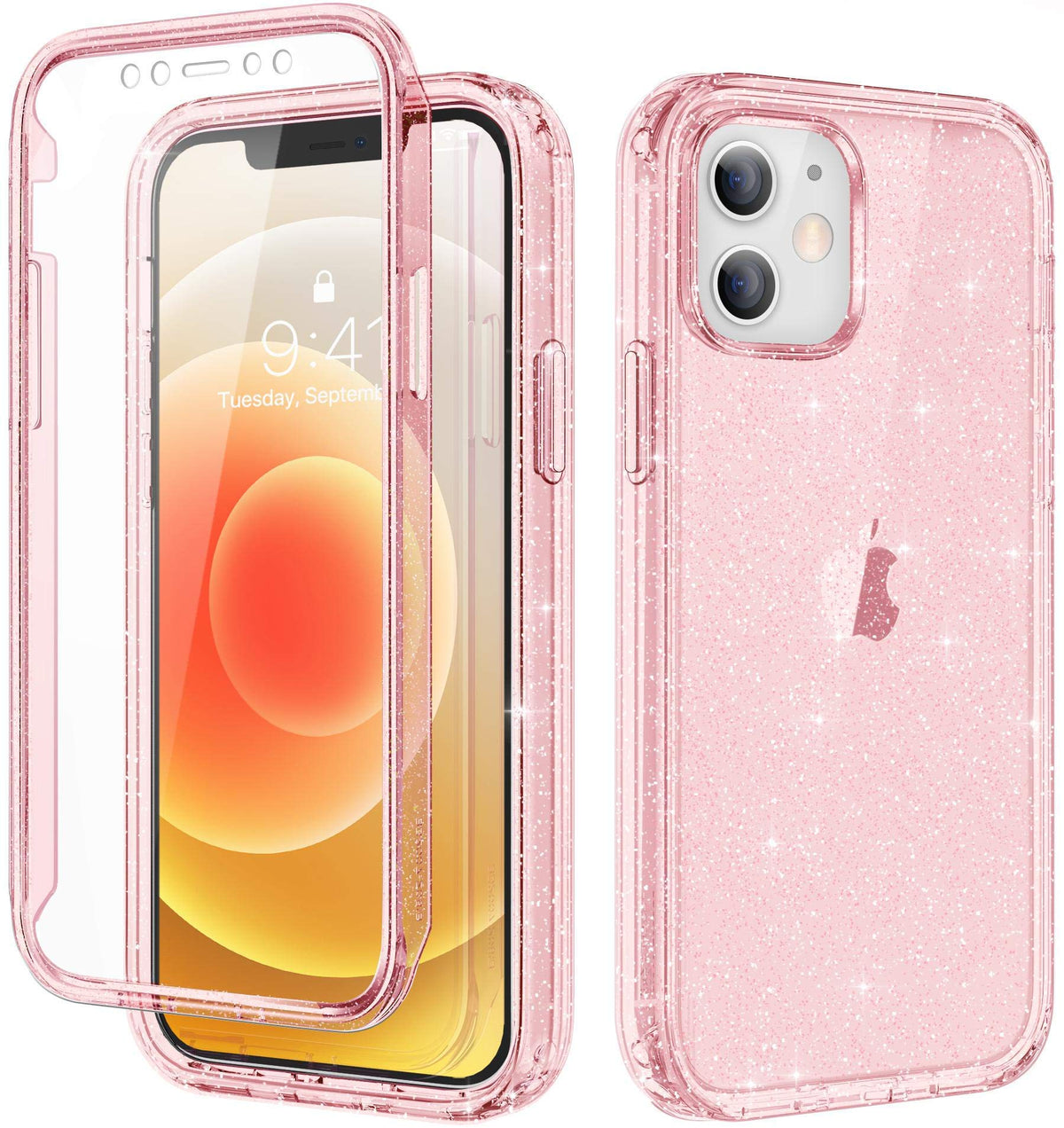 Defender Series│Glitter Resin Case for iPhone 12/12 Pro