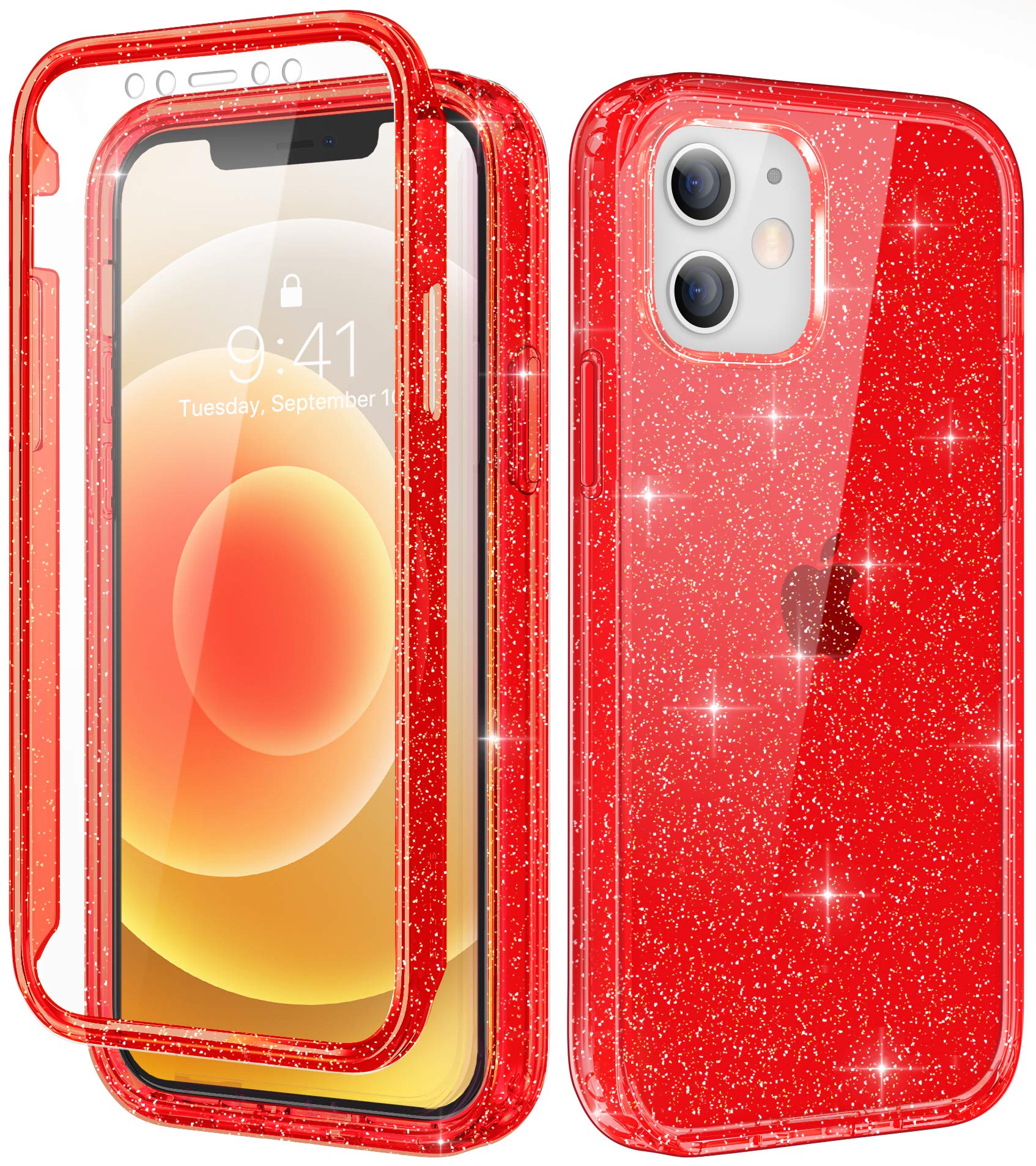 Defender Series│Glitter Resin Case for iPhone 12/12 Pro